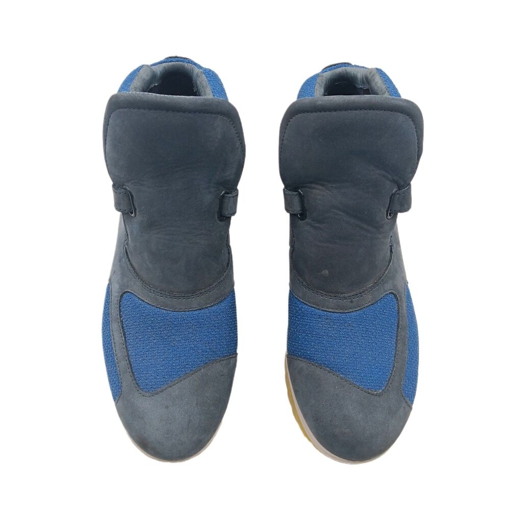 Camper Laika Platform Sport Sneakers Womens 40 Blue Suede Slip On Hi-Tops Casual - Picture 2 of 5